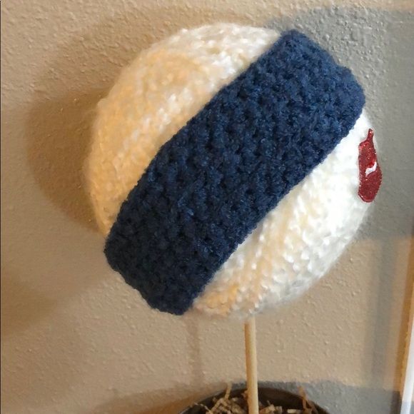 Brand New Handcrafted Crochet Blu Ear Warmer - Picture 2 of 2